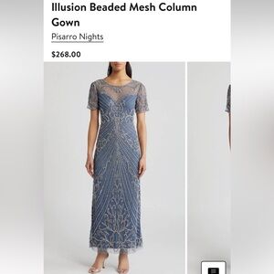 Pissaro Nights Blue Dress